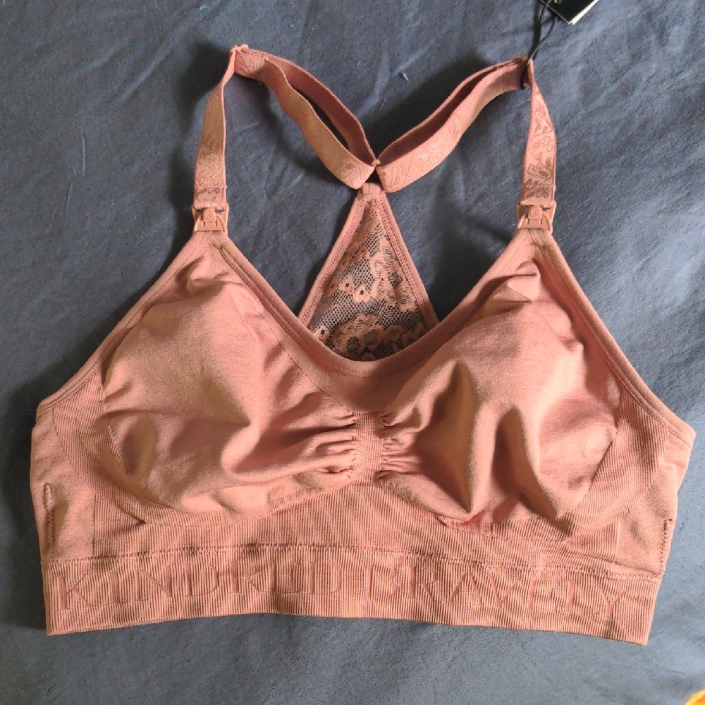 Kindred Bravely Rose Pink Sublime Lace Bra Large Busty